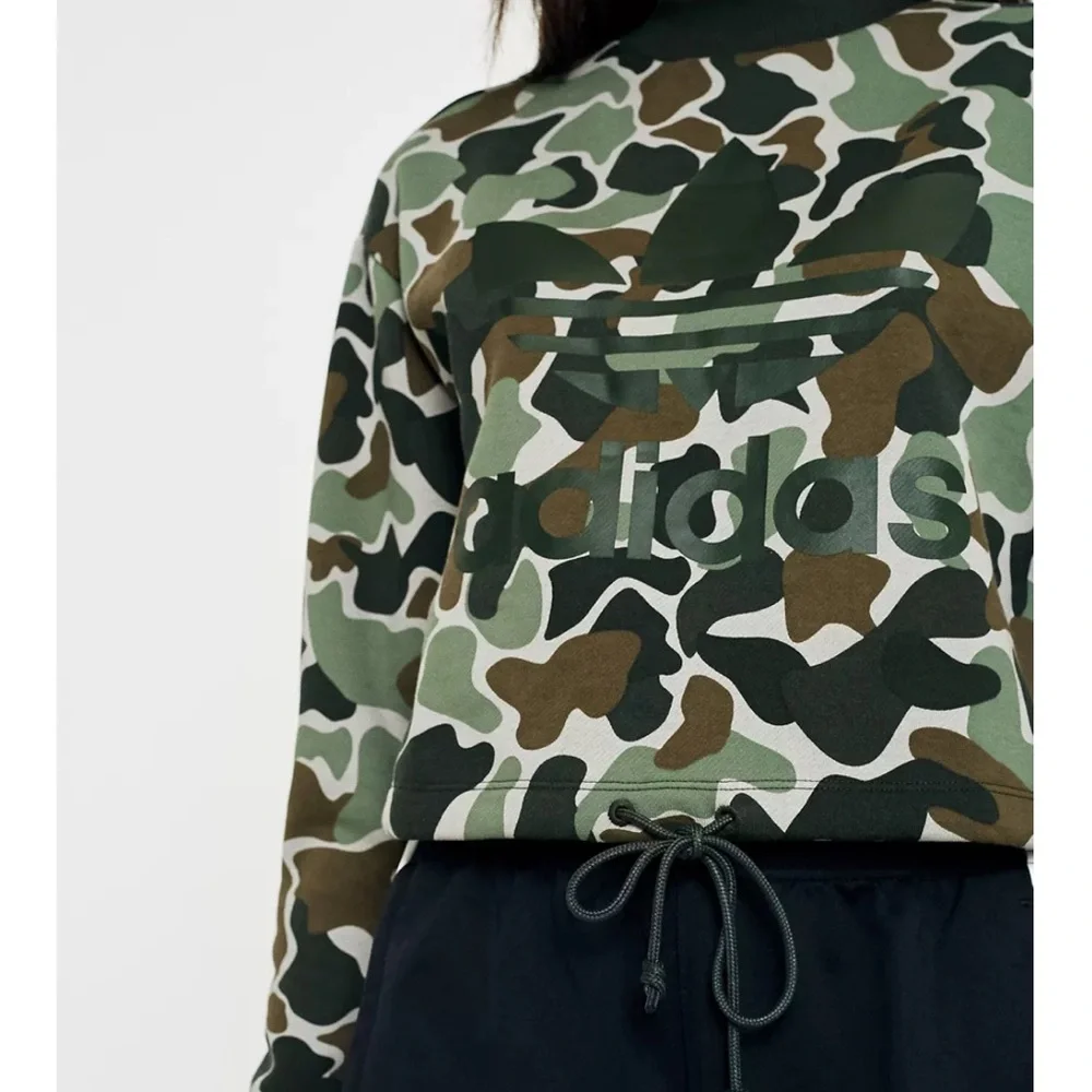 {EUC} ADIDAS Originals Camo Trefoil Sweatshirt - Picture 6 of 12